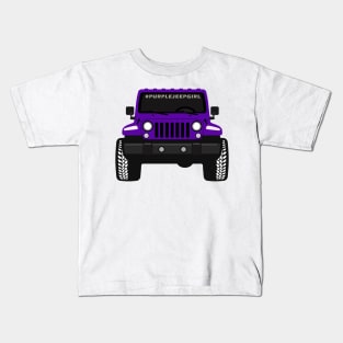 Purple [JEEP] Kids T-Shirt